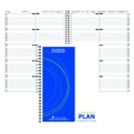 Hammond & Stephens Hammond And Stephens P Block Schedule Lesson Plan Book - Polyice Cover; 4 Subjects; White & Black 1473700